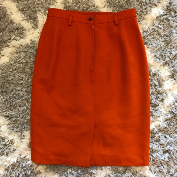 Alberto Biani Orange Women’s Skirt Size 42/8 - Picture 3 of 8